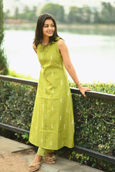 Lime Dew kurta Set