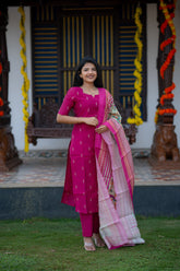 Fuchsia Blossom 3 Piece Suit