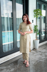 Earthy Serenity linen Coords