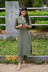 Serene Sage Kurta set