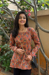 Orange Short Kurti