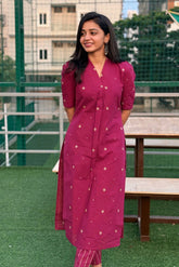 Handloom Cotton KurtaSet