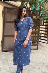 Pure Handloom Cotton kurtaSet