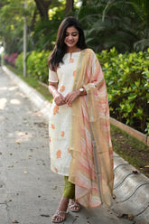 Floral Mist 3 piece suit