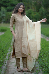 Charvi linen 3 piece suit