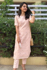 Sunkissed Blush KurtaSet