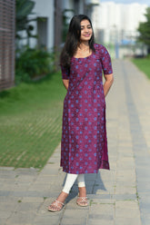 Berry Bloom Kurti