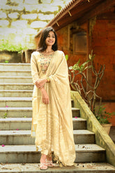 Premium Classic Ivory Glow Suit