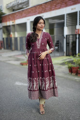 Maroon Muse maxi