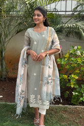 Pastel dream kurti and dupatta
