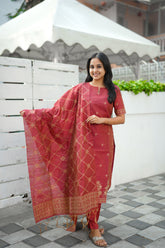 Ayali Silk 3 Piece Suit