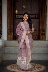 Rosewood Elegance jamdhani 3 piece suit