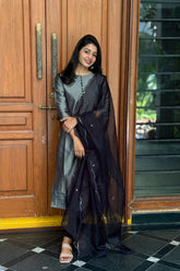 Smokey Glam kurti with dupatta