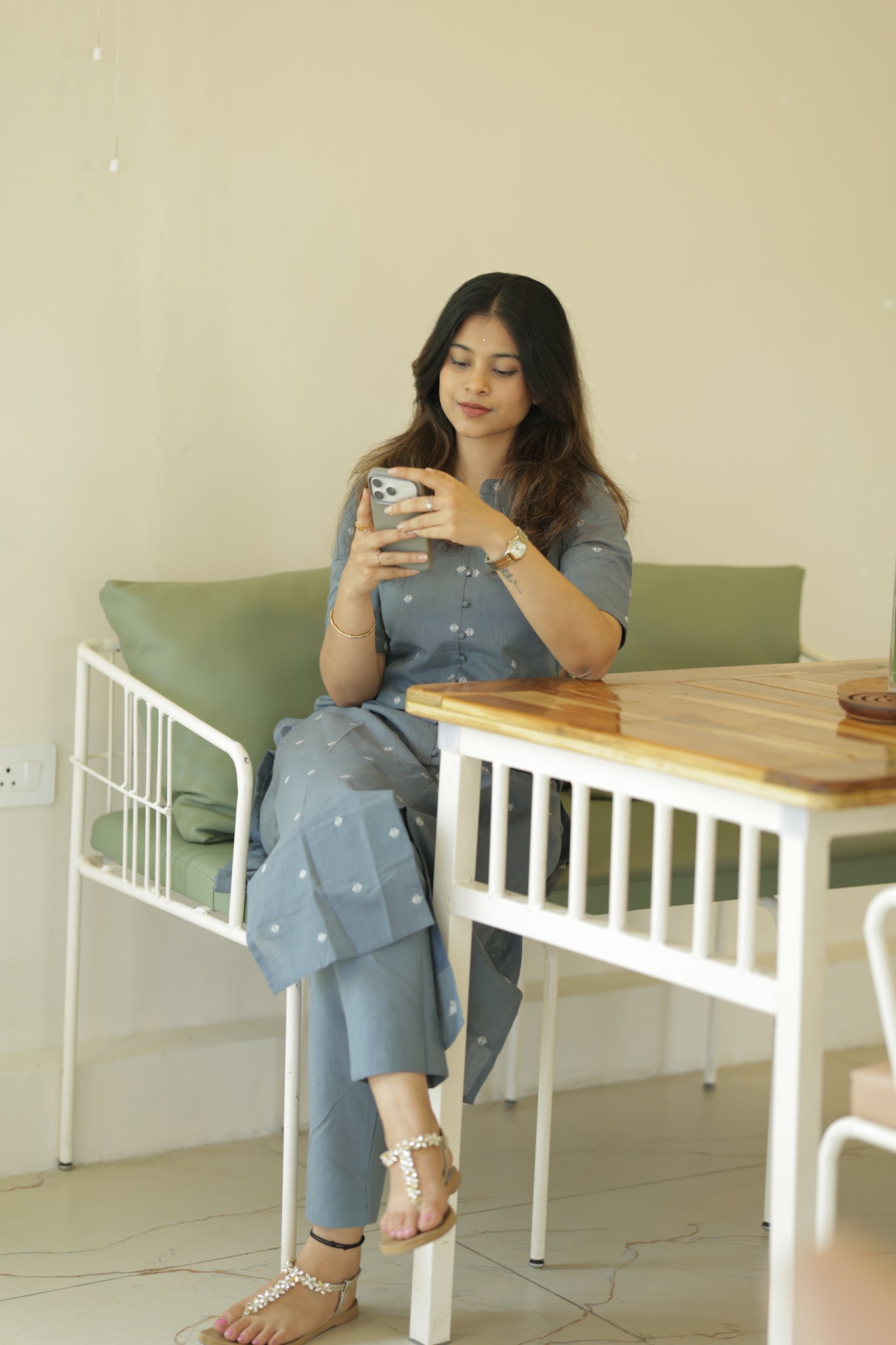 Lunar Grey Kurta Set