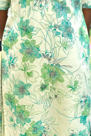 Muslin floral kurti