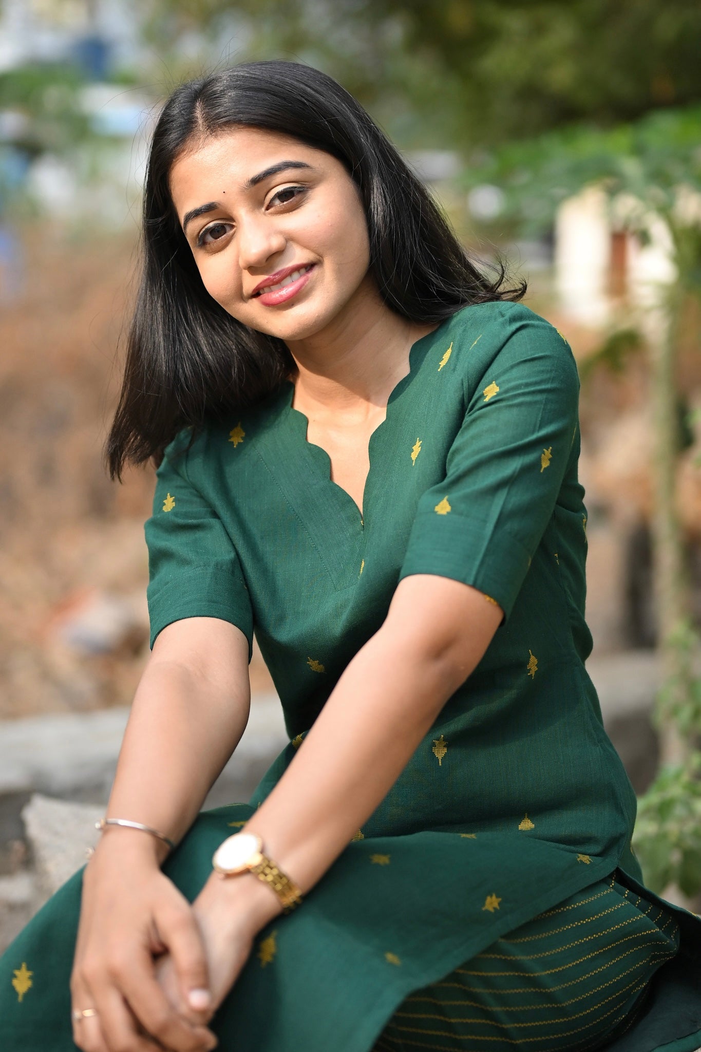 Emerald Breeze KurtaSet