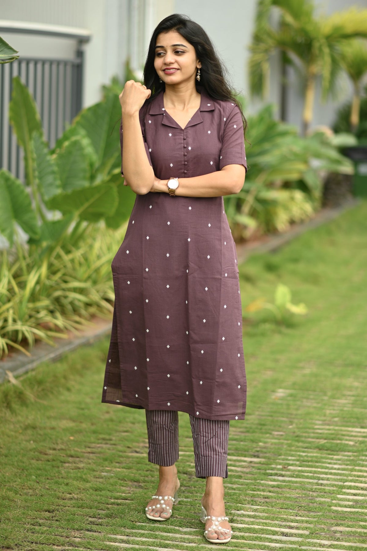 Mystic Grape Kurta Set