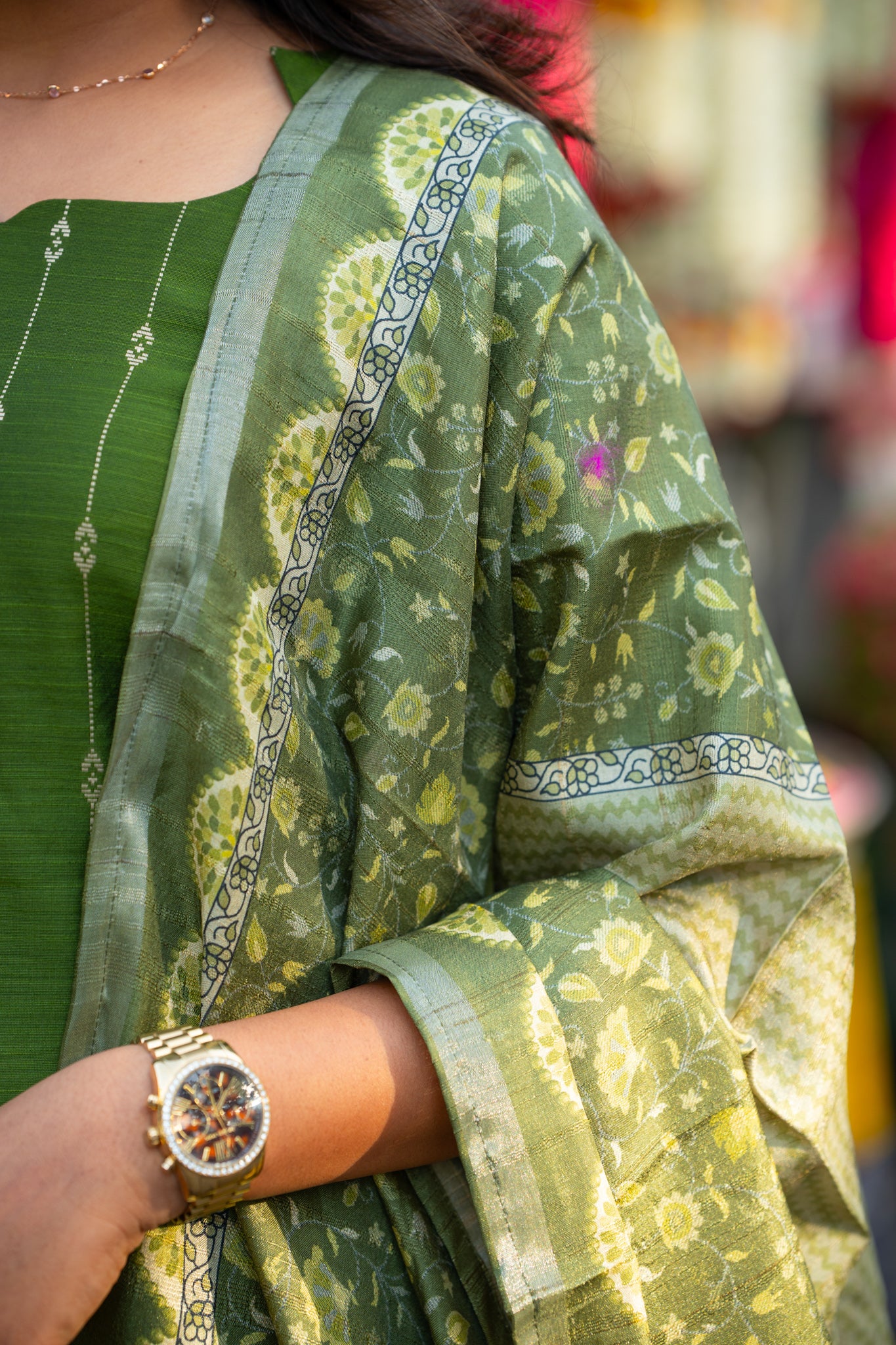 Olive Vriksha 3 Piece Suit