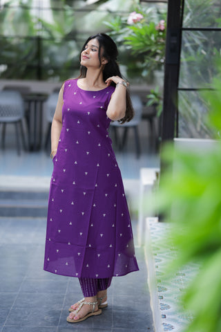 Royal Plum Kurta Set