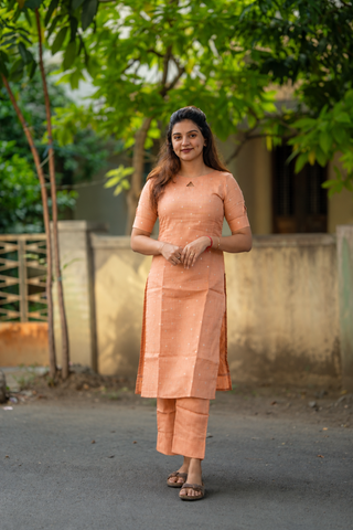 Peach Blossom Linen Coords