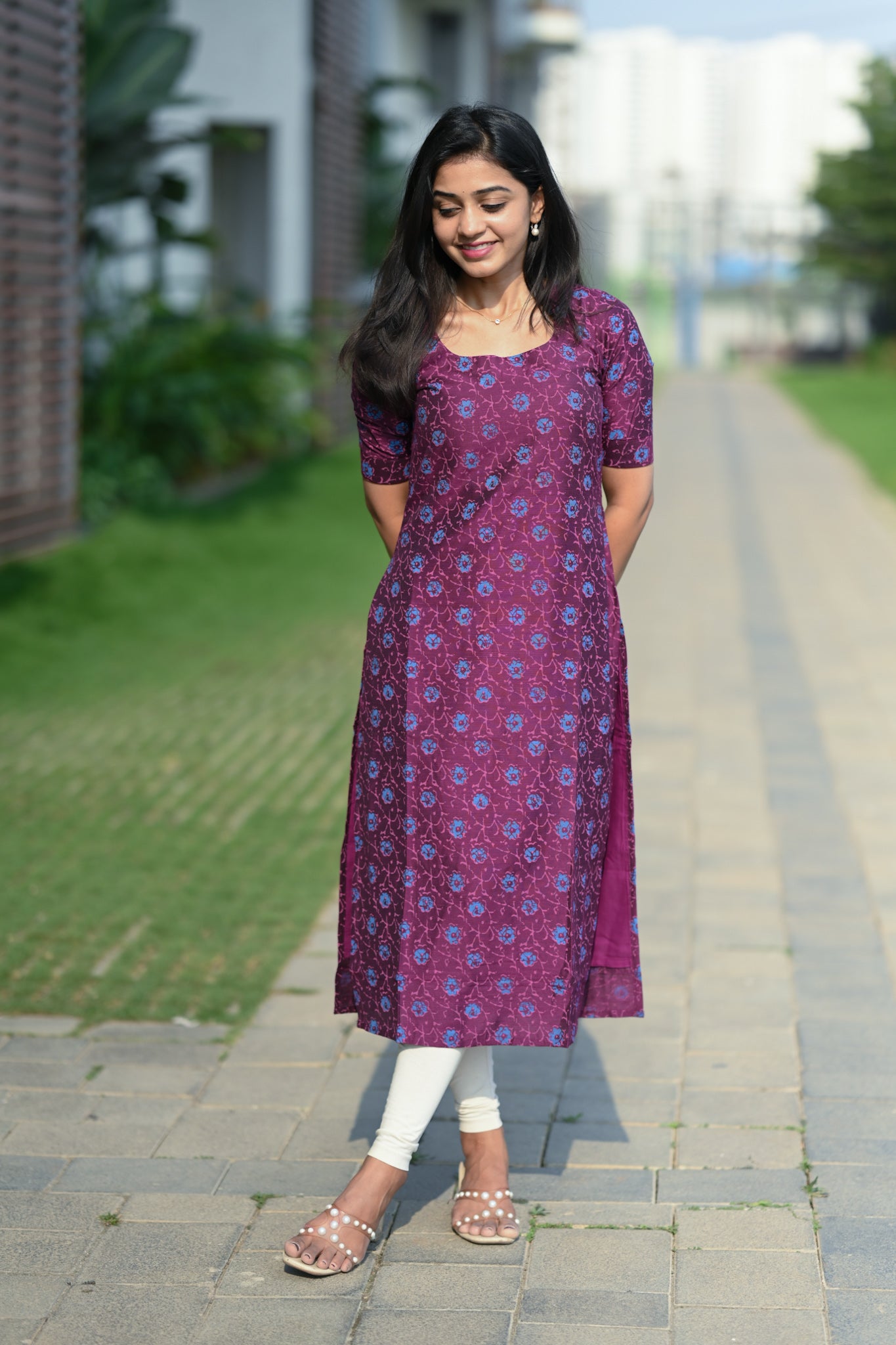 Berry Bloom Kurti