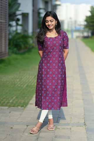 Berry Bloom Kurti