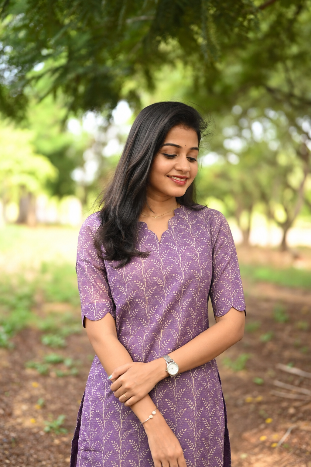 Wild Lavender Kurti