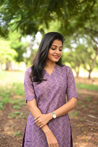 Wild Lavender Kurti