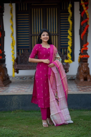 Fuchsia Blossom 3 Piece Suit