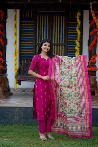 Fuchsia Blossom 3 Piece Suit