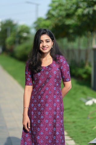 Berry Bloom Kurti