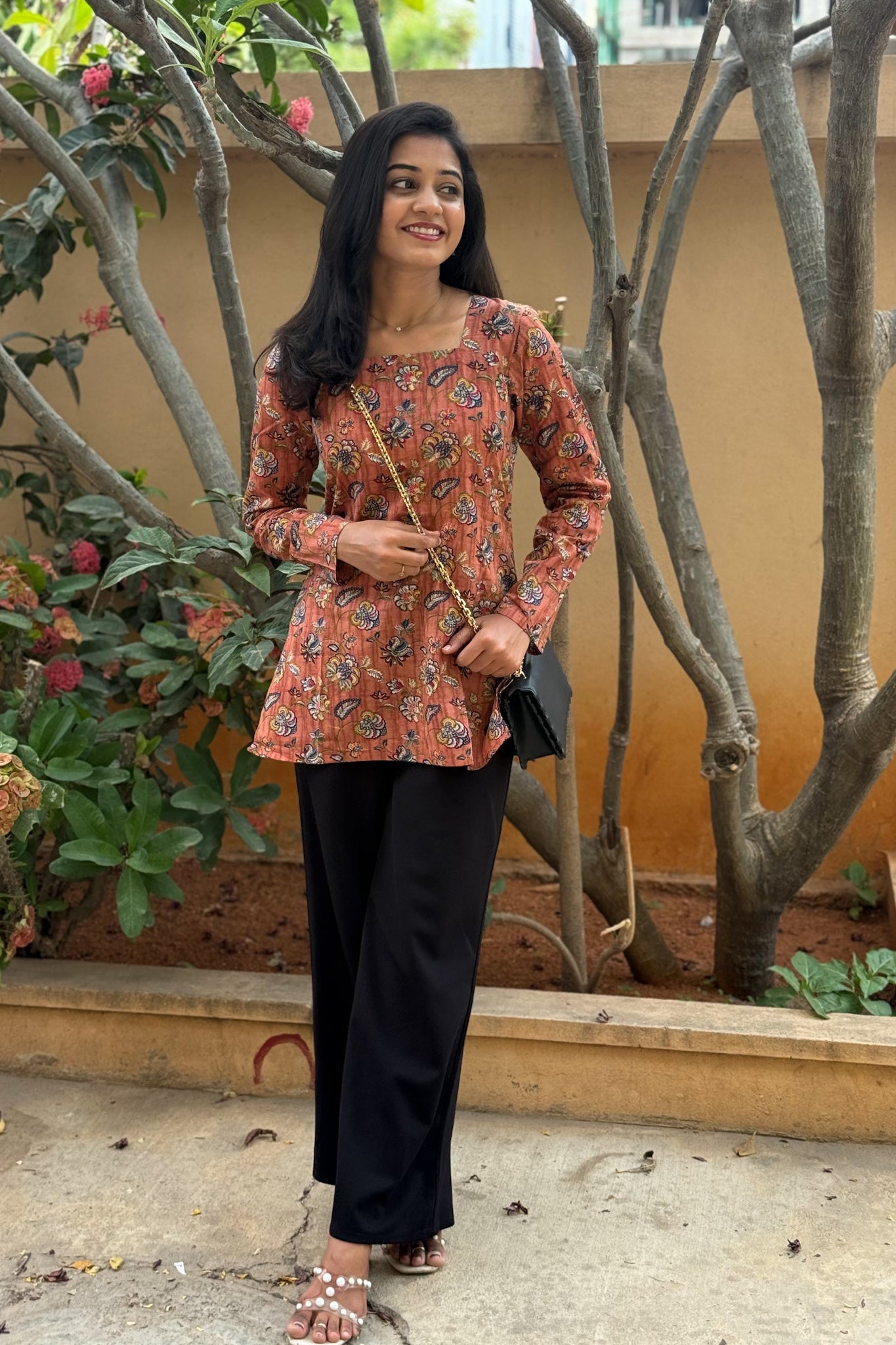 Orange Short Kurti