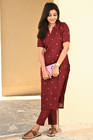 Ruby Serenity kurta set
