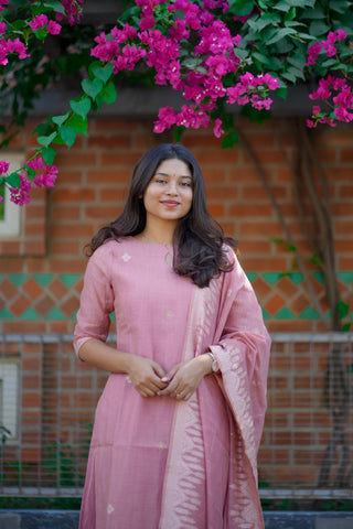 Kota cotton silk 3 piece suit