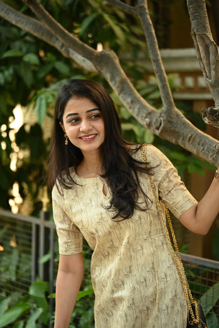 Hushed Gold Kurti