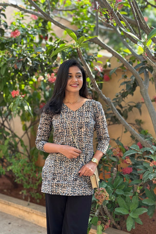 Blue Short Kurti