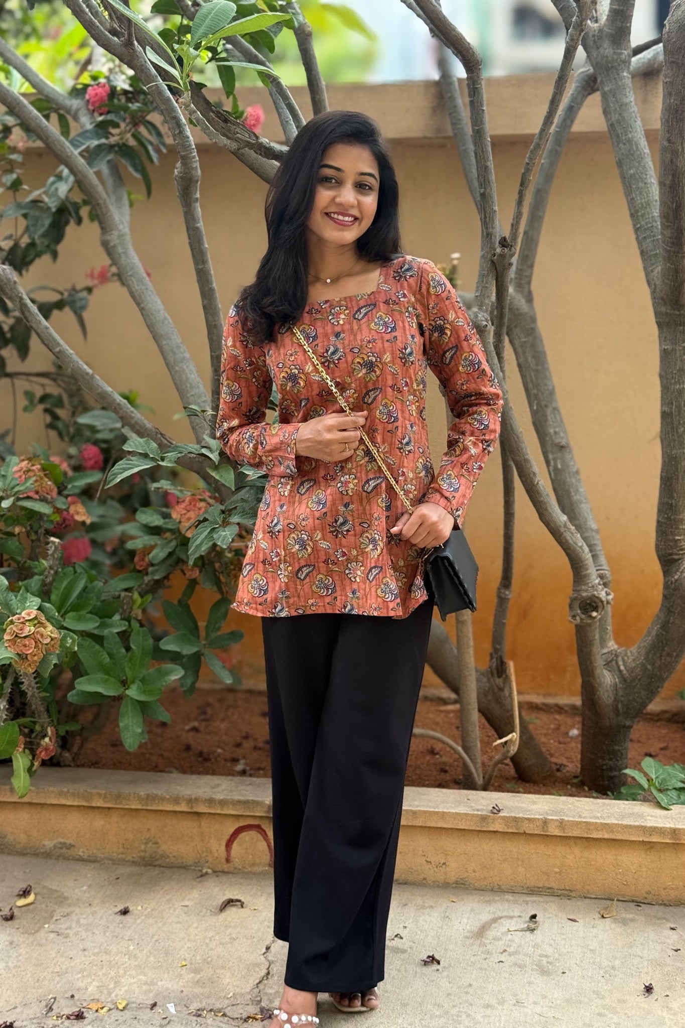 Orange Short Kurti