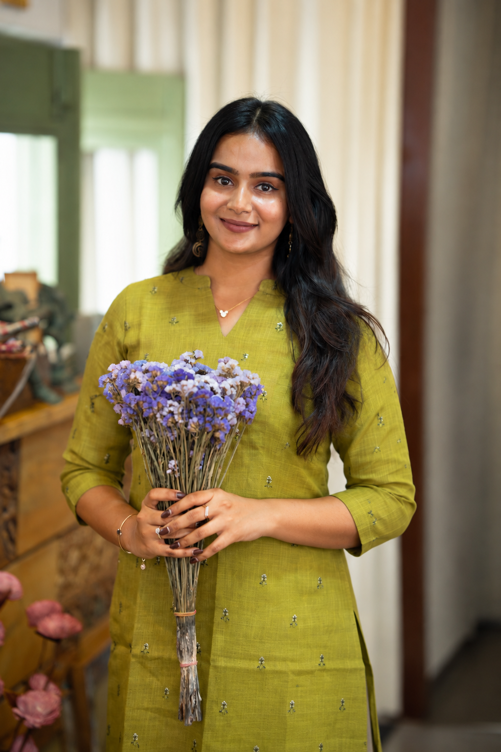 Autumn Mustard linen Coords