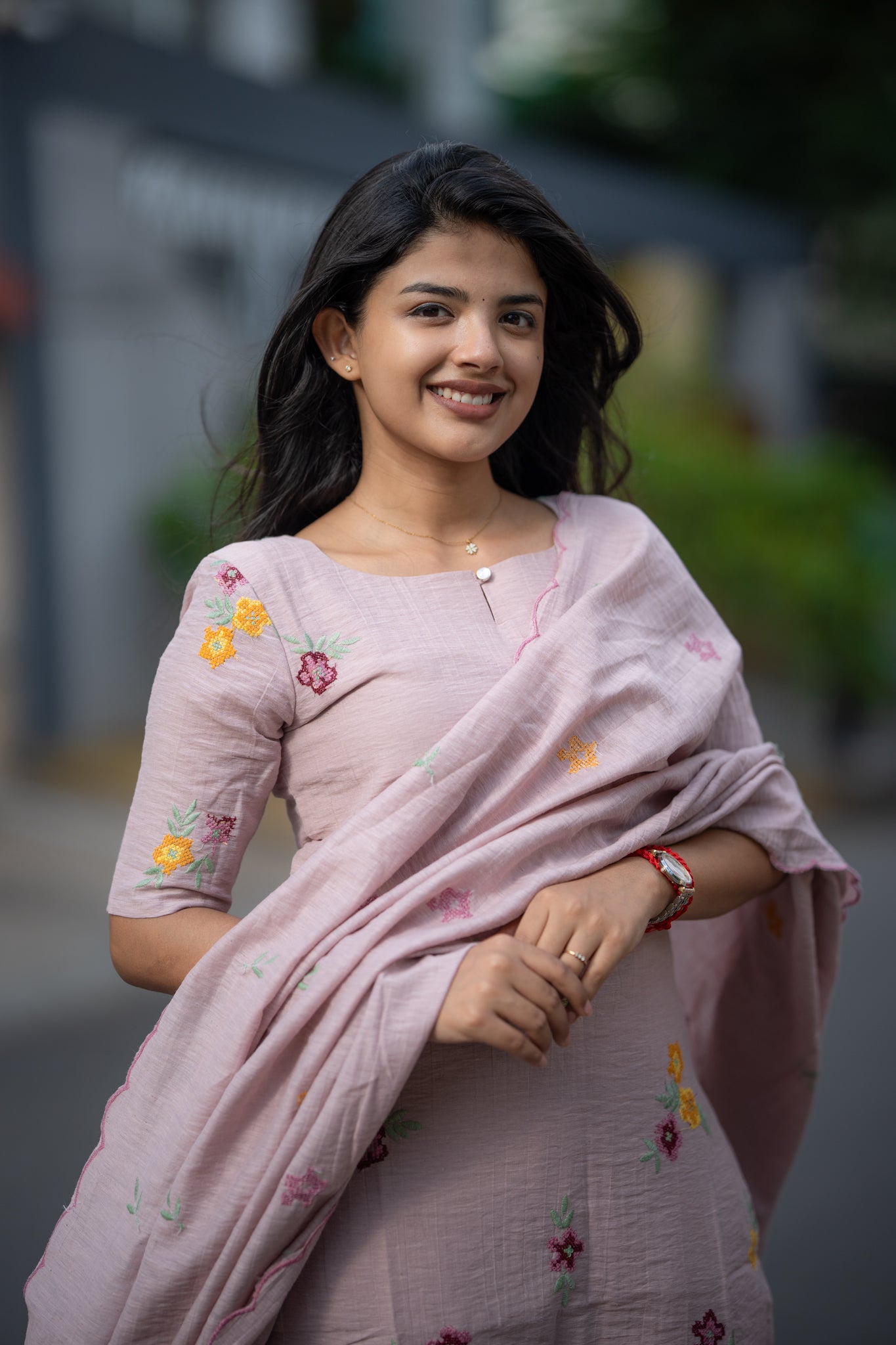 Rosebud Mist Mul 3 Piece Suit