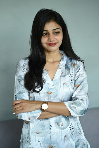 Cotton Satin kurti