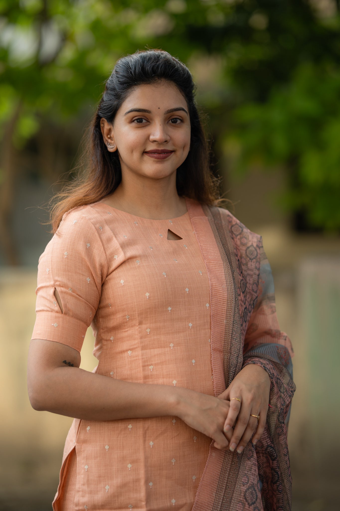 Peach Blossom Linen 3 Piece suit