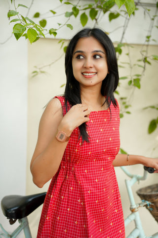 Cherry Crush ALine Maxi