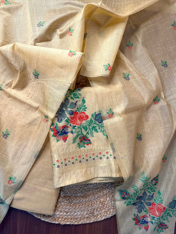 PR06 - Semi Silk Unstitched Salwar Suit