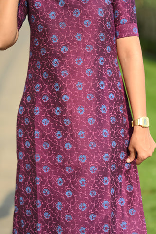 Berry Bloom Kurti