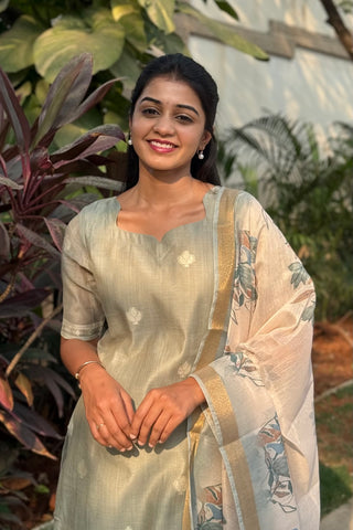 Pastel dream kurti and dupatta