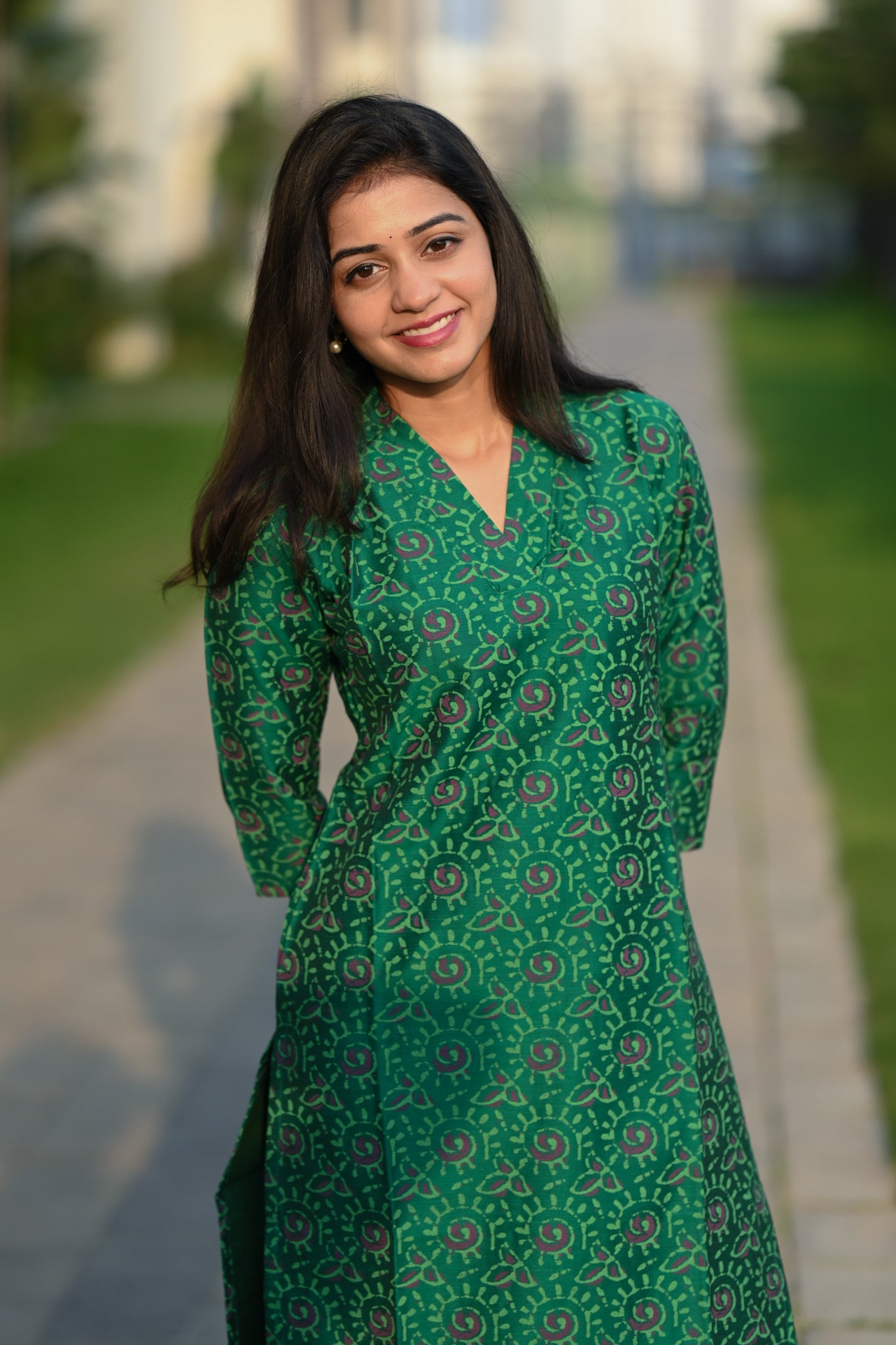Classic Emerald kurti