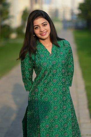 Classic Emerald kurti