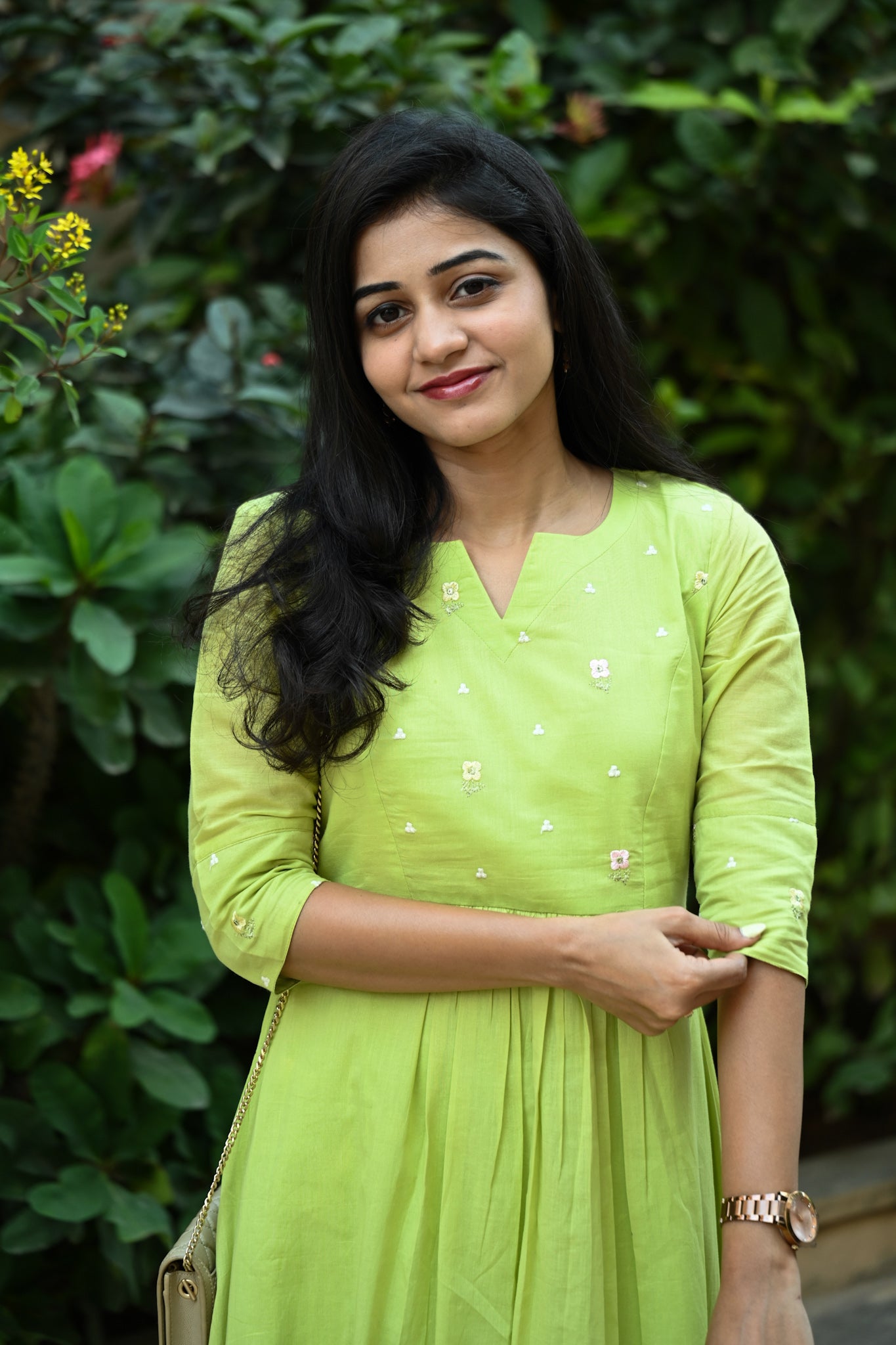 Mul cotton A-line Maxi