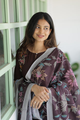 Cocoa petals 3 piece suit