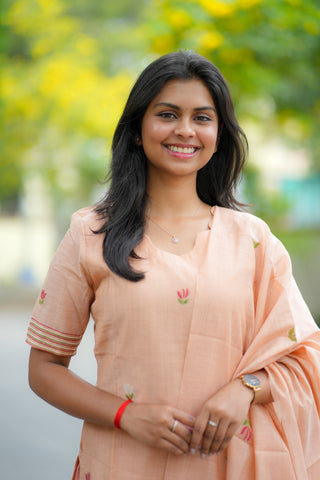 Peachy Bloom 3 piece Suit